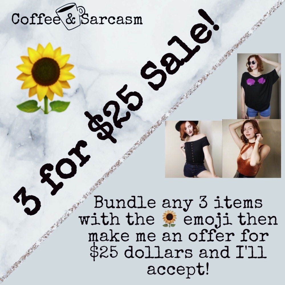 🌻3 for $25 SALE🌻